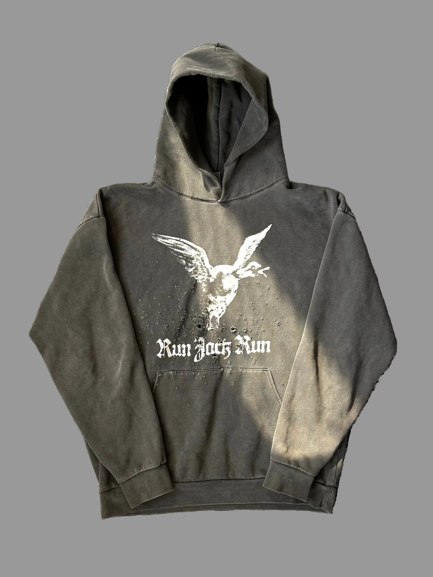 Duck Season Heavyweight Shotgun-Distressed Hoodie
